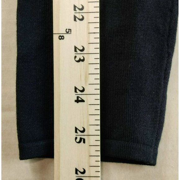 Valerie Stevens Collection Women's M Black Silk Blend Front Zip Beaded Cardigan - Picture 14 of 15